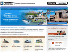 Tablet Screenshot of foremostinsure.com